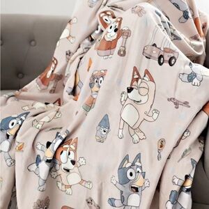 Sweet Ellie Sue Bluey Throw Blanket
